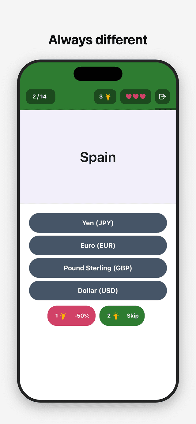 Currency Quiz Game screenshot 3