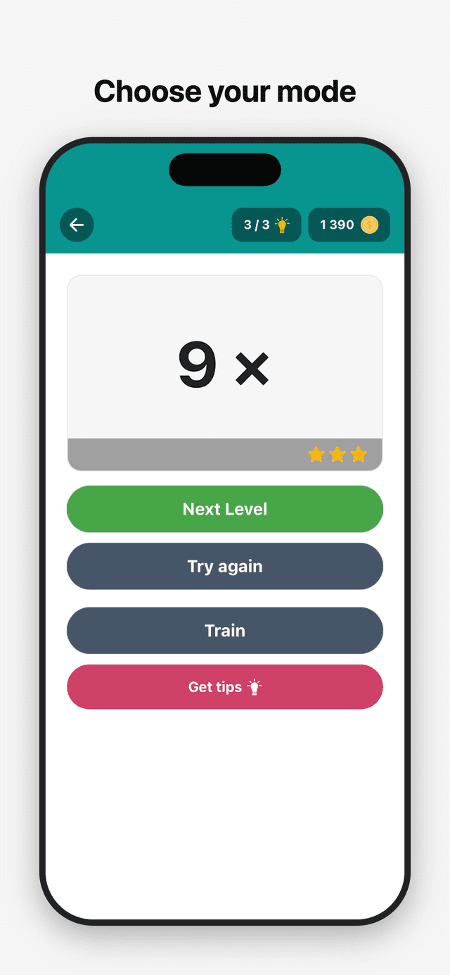 Times Table Quiz Game screenshot 2